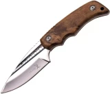 Master Cutlery Elk Ridge Fixed Blade-Burl Wood Handle