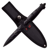 M-Tech USA Fixed Boot Knife With Black Blade