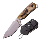 M-Tech USA Xtreme Neck Knife With Camo Coated G10 Handle