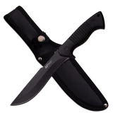 MTech USA 11" Fixed Blade Knife With Black Pakkawood Handle