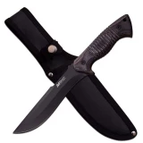 MTech USA 11" Fixed Blade Knife With Grey Pakkawood Handle