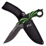 MTech USA XTREME Fixed Knife 10.25" With Black & Green Handle