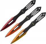 Master Cutlery Perfect Point 3Pc Multi-Color Thrower