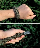 Outdoor Edge Para-Claw, Medium Paracord Bracelet, 1.5" Survival/Defens