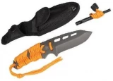 These 5ive Star Gear T2XL Survival Paracord Knife, Orange
