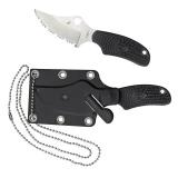 Spyderco ARK 2.6 in Serrated Black FRN Handle