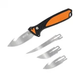 Havalon Knives Talon Hunt Fixed Blade Black-Orange Handle