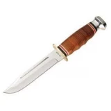 Ka-bar Knives Leather Handled Marine Hunter