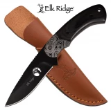 Elk Ridge Fixed 4.0 in Blade Black Pakkawood Hndl ER-200-09BK