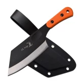 Elk Ridge ER-200-04W Fixed 4.75in Blade Knife Black-Orange ER-200-04W