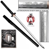 Masahiro - Engraved Dragon Ninja-To Sword Razor Sharp