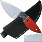 German J2 Hardened Steel Handmade Skinner Knife w Frostwood Handle