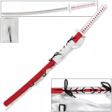 Naruto Anime Omoi Lightning Infused Katana Red Long Sword Steel