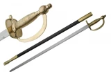 United States Army NCO Sword with Leather Scabbard