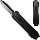 Legends Micro OTF Stiletto Blade Knife Black Out The Front