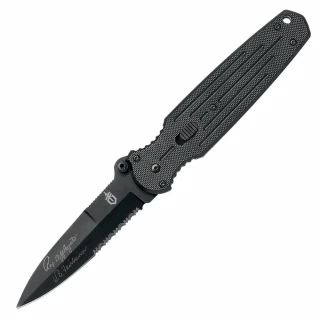 Gerber Covert FAST Spring Assisted Knife, 3.7" Partially Serrated Blade, G10 Handle