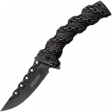 Tac-Force Chain Link Knife, 3.5" Assisted Blade, Steel Handle - TF-859