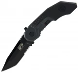 Smith & Wesson M&P SWMP3BS Tactical Police Magic Assisted Opening Knife w/Black Partially Serrated Tanto Blade
