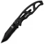 Gerber Paraframe I Tanto, 2.88" Serrated Black Blade, Steel Handle - 3