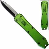 Legends Micro OTF Stiletto Blade Knife Green Out The Front