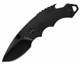 Kershaw Shuffle Pocket Knife, Liner Lock, Bottle Opener, All Black - 8700BLK