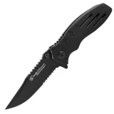 Smith & Wesson Extreme Ops, Black Aluminum, Black Tanto Blade, Serrated