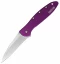 Kershaw Leek, 3" Assisted Blade, Purple Aluminum Handle - 1660PUR