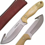 White Deer Guthook Ranger Series J2 Steel Skinner Knife Buffalo Bone G