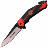 3851 USA FIRE FIGHTER SPRING ASSISTED RESCUE KNIFE