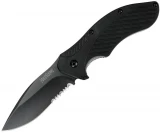 Kershaw Clash, 3.1" Black Serrated Blade, GFN Handles - 1605CKTST