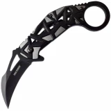 Tac-Force Karambit, 2.5" Assisted Blade, Gray Aluminum Handle - TF-961GY
