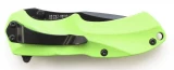 Schrade SCHA7SMGR Mini M.A.G.I.C. Assisted Opening Liner Lock Folding Knife w/ Plain Clip Point Blade & Green Aluminum Handle