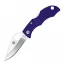 Spyderco Ladybug 3 Pocket Knife (Purple FRN Handle, Plain Edge)