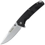 Smith's Rally, 3.4" 420 Steel Blade, Black G10 Handle - 50991