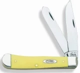 Case Cutlery Trapper Yellow CV 2-Blade Pocket Knife