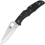 Spyderco Endura 4 Pocket Knife (Black FRN Handle, Plain Edge)