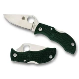 Spyderco MGREP Manbug Folding Knife 1-7/8" ZDP-189 Plain Blade, B.R. G