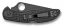 Spyderco Delica 4 Black Pocket Knife (Black FRN Handle, Combo Edge)