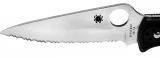 Spyderco Endura 4 Pocket Knife (Black FRN Handle, Fully Serrated Edge)