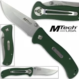 3851 USA Scouts Folder Knife 440 Stainless Steel Green