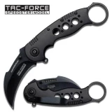 Tac-Force Karambit 2.75 in Blade Aluminum Hndl TF-534BK