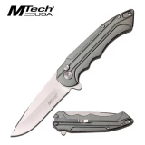 MTech USA Folder 3.1 in Blade Gray Aluminum Hndl MT-1022GY