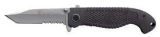 Smith & Wesson Rubber Coated Steel Liner Knife with Partially Serrated