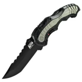 Smith & Wesson SWMP6B M&P, Magic Assisted Opening Knife, Gray/Black Aluminum