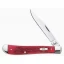 Case Cutlery Slimline Trapper Pocket Knife with Red Bone Handle