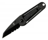 Gerber Ridge, 1.98" Black Serrated Blade, Steel Handle - 45898