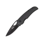 Ka-bar Knives K2 Tegu, Black G 10 Handle, Black Blade, Plain Edge Pock