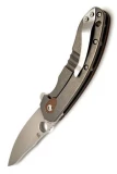 Spyderco Southard Folder G-10 Plain Edge Knife, Brown