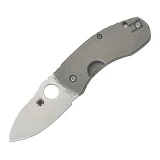 Spyderco Techno, 2.5 CTS-XHP Blade, Titanium Handles - C158TIP