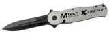 M Tech USA Xtreme Silver Handle Folding Knife